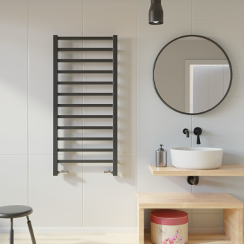 Radiator de baie TELL 2 negru 430x940mm 342W Imers 1122CZ