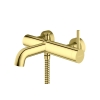 Kohlman Axel QW110AGD Mixer de duș și baie pentru montaj la vedere Gold