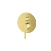 Mixer de cadă și duș încastrat Kohlman Axel QW210AGD Gold