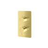 Mixer termostatic de duș și cadă ascuns Kohlman Axel QW433AGD Gold