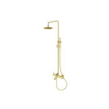 Kohlman Axel QW277AGD Gold Set de cadă/duș de suprafață cu duș de ploaie Kohlman Axel QW277AGD Gold Set de cadă/duș de suprafață cu duș de ploaie