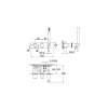 Mixer termostatic de baie ascuns Kohlman Axel QW265AGD Gold