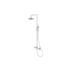 Set de duș pentru instalare aparentă cu duș manual Kohlman Axel QW276A Cromat