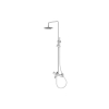 Kohlman Axel QW277A Set cadă/duș de suprafață cu duș de ploaie Cromat