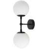 Aplică DORADO negru 2x40W E14 Light Prestige