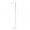 SNOW lampă în picioare albă 1x50W GU10 Light Prestige