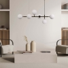 Lampă suspendată ALISA negru 6x40W E14 Light Prestige