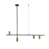 ARIZONA negru/auriu 4x40W GU10 lampă suspendată Light Prestige
