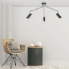 FUTURO negru 3x35W GU10 lampă suspendată Light Prestige