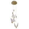 MARIPOSA aur 3xLED lampă suspendată Light Prestige LP-1715/3P
