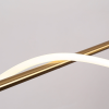 MELECA S gold 1x24W LED lampadare suspendată Light Prestige