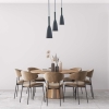SOLIN lampă suspendată gri 3x60W E27 Light Prestige