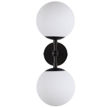 Aplică DORADO negru 2x40W E14 Light Prestige