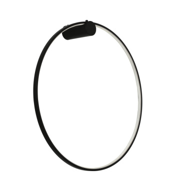 Aplică Oglindă neagră S 1x35W LED 60 cm Light Prestige