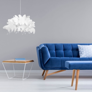 FARFALLA lampă suspendată albă 1x60W E27 Light Prestige