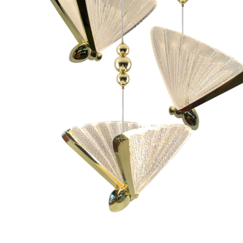 MARIPOSA aur 3xLED lampă suspendată Light Prestige LP-1715/3P