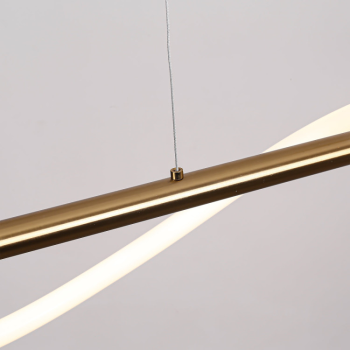 MELECA S gold 1x24W LED lampadare suspendată Light Prestige