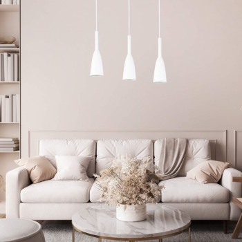 SOLIN lampă suspendată albă 3x60W E27 Light Prestige