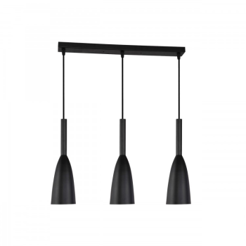 SOLIN lampă suspendată neagră 3x60W E27 Light Prestige