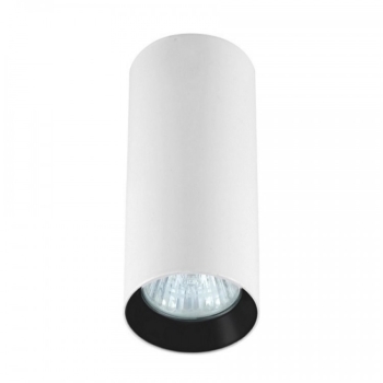 MANACOR corp de iluminat montat la suprafață alb-negru 1x50W GU10 17 cm Light Prestige