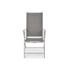 Mobilier de grădină pliabil din aluminiu MODENA Masă și 6 scaune - Argintiu