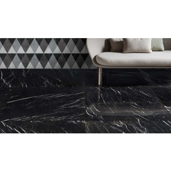 MARQUINA BLACK PULIDO 90x90 EP Museum by Peronda