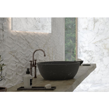 SUPREME WHITE DECOR placă de perete 33.3X100 Museum by Peronda