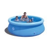 PISCINĂ CIRCULARĂ CU O FLANȘĂ 2,4X0,63M