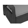 CORFU Max Love Seat Canapea de grădină cu 3 locuri - grafit