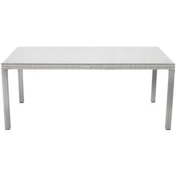 Masă de grădină Technorattan MALAGA 180 x 90 cm - gri