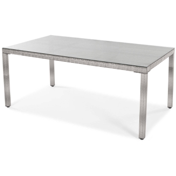 Masă de grădină Technorattan MALAGA 180 x 90 cm - gri