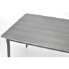 Masă de grădină BOSANO din aluminiu 150 x 90 cm - negru