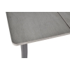 Masă de grădină BOSANO din aluminiu 150 x 90 cm - negru