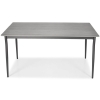 Masă de grădină BOSANO din aluminiu 150 x 90 cm - negru