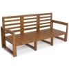 MALTA Set de mobilier de grădină cu 5 locuri - maro/grafit