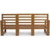 MALTA Set de mobilier de grădină cu 5 locuri - maro/grafit