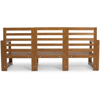 MALTA Set de mobilier de grădină cu 5 locuri - maro/grafit