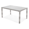 Masă de grădină Technorattan pentru 6 persoane MALAGA 150 x 90 cm - gri