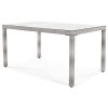 Masă de grădină Technorattan pentru 6 persoane MALAGA 150 x 90 cm - gri