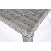 Masă de grădină Technorattan pentru 6 persoane MALAGA 150 x 90 cm - gri