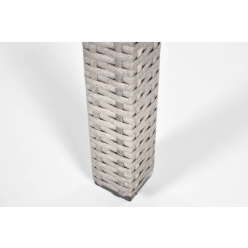 Masă de grădină Technorattan pentru 6 persoane MALAGA 150 x 90 cm - gri
