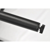 Masă de grădină BOSANO din aluminiu 180 x 90 cm - negru