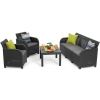 Mobilier de grădină ROSALIE SET MAX 5 locuri - grafit