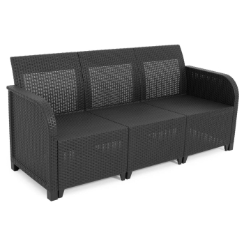 Mobilier de grădină ROSALIE SET MAX 5 locuri - grafit