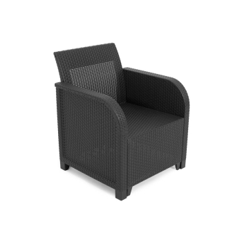 Mobilier de grădină ROSALIE SET MAX 5 locuri - grafit