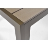 Masă mare de grădină pentru 8 persoane din aluminiu MODENA 180 x 90 cm - maro