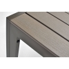Masă mare de grădină pentru 8 persoane din aluminiu MODENA 180 x 90 cm - maro