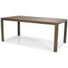 Masă mare de grădină pentru 8 persoane din aluminiu MODENA 180 x 90 cm - maro