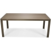 Masă mare de grădină pentru 8 persoane din aluminiu MODENA 180 x 90 cm - maro