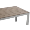 Set de mobilier de grădină mare cu 8 locuri MODENA MAX - Argintiu